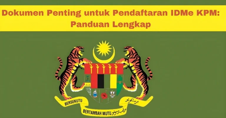Dokumen Penting untuk Pendaftaran IDMe KPM: Panduan Lengkap